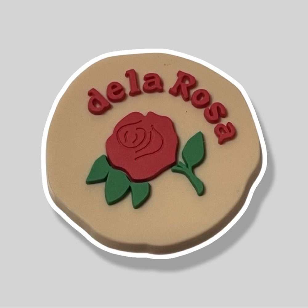 𝅺🌹De La Rosa mazapan croc charm